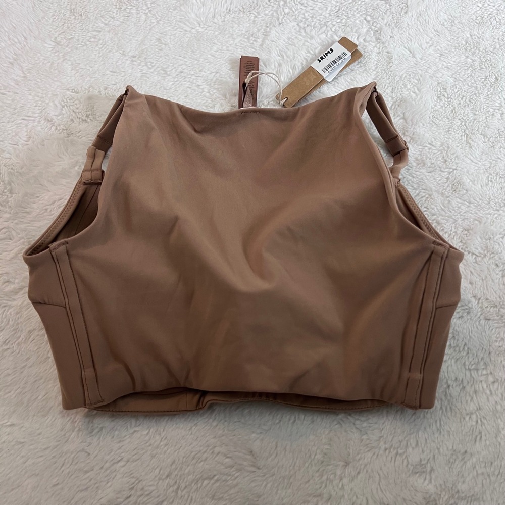 SKIMS Women's Fits Everybody Full Coverage Back Smoother Bra Sienna Size 32D NEW - Picture 5 of 10
